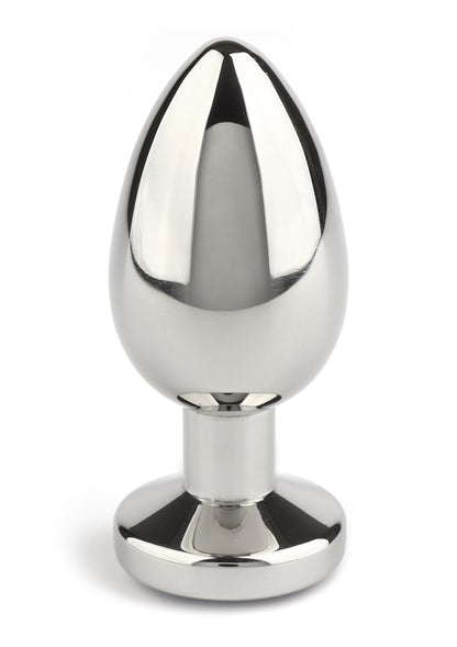 Mr. Steel Jewled Butt Plug Small BLUE - 3