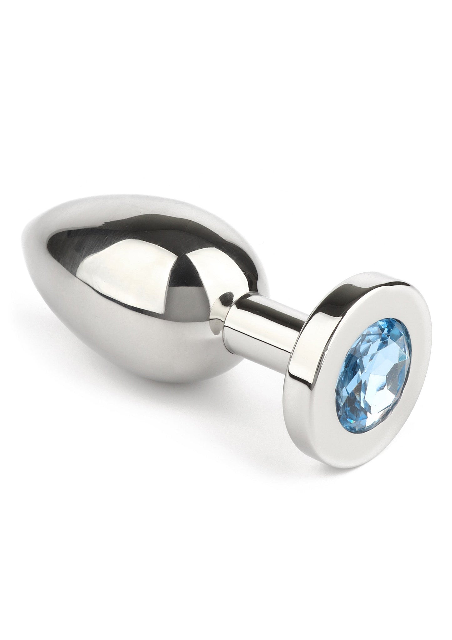 Jewled Butt Plug Medium BLACK - 25