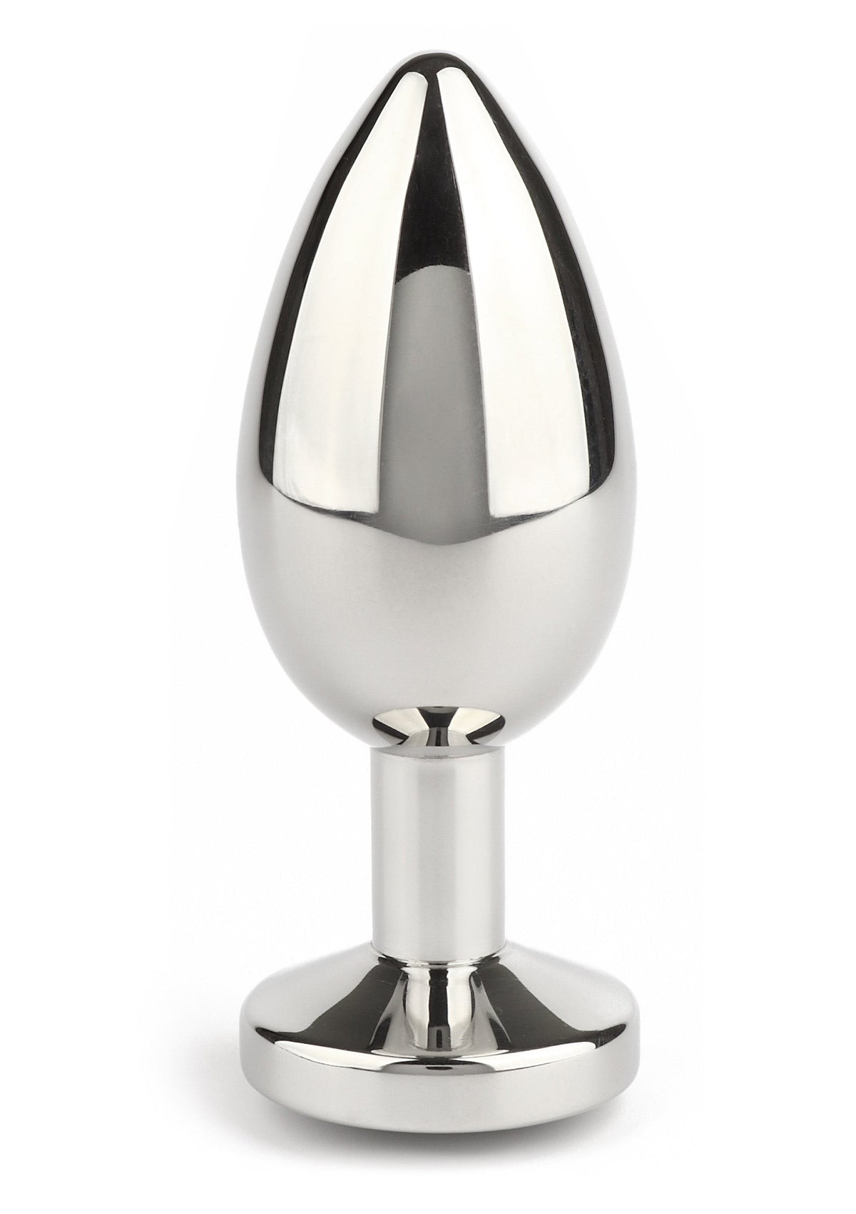 Jewled Butt Plug Medium BLACK - 1