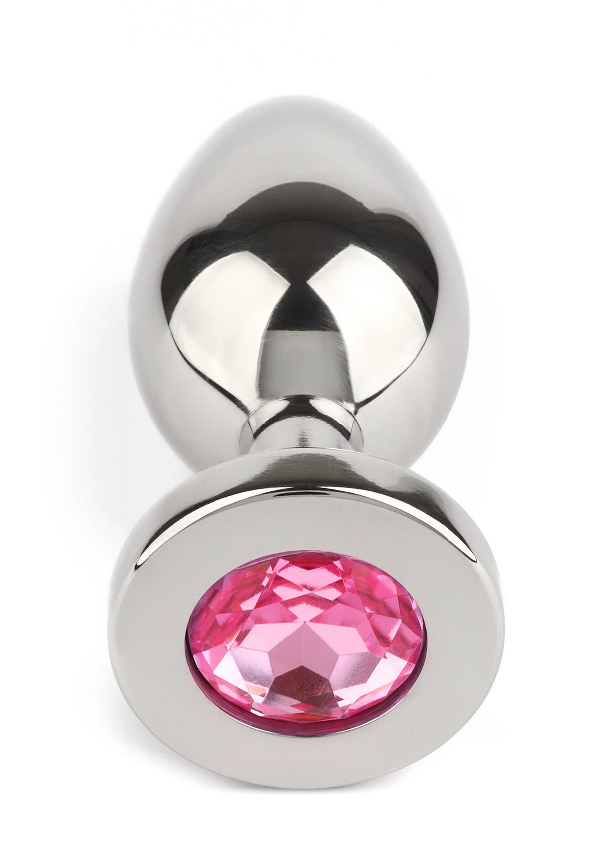 Jewled Butt Plug Medium PINK - 3
