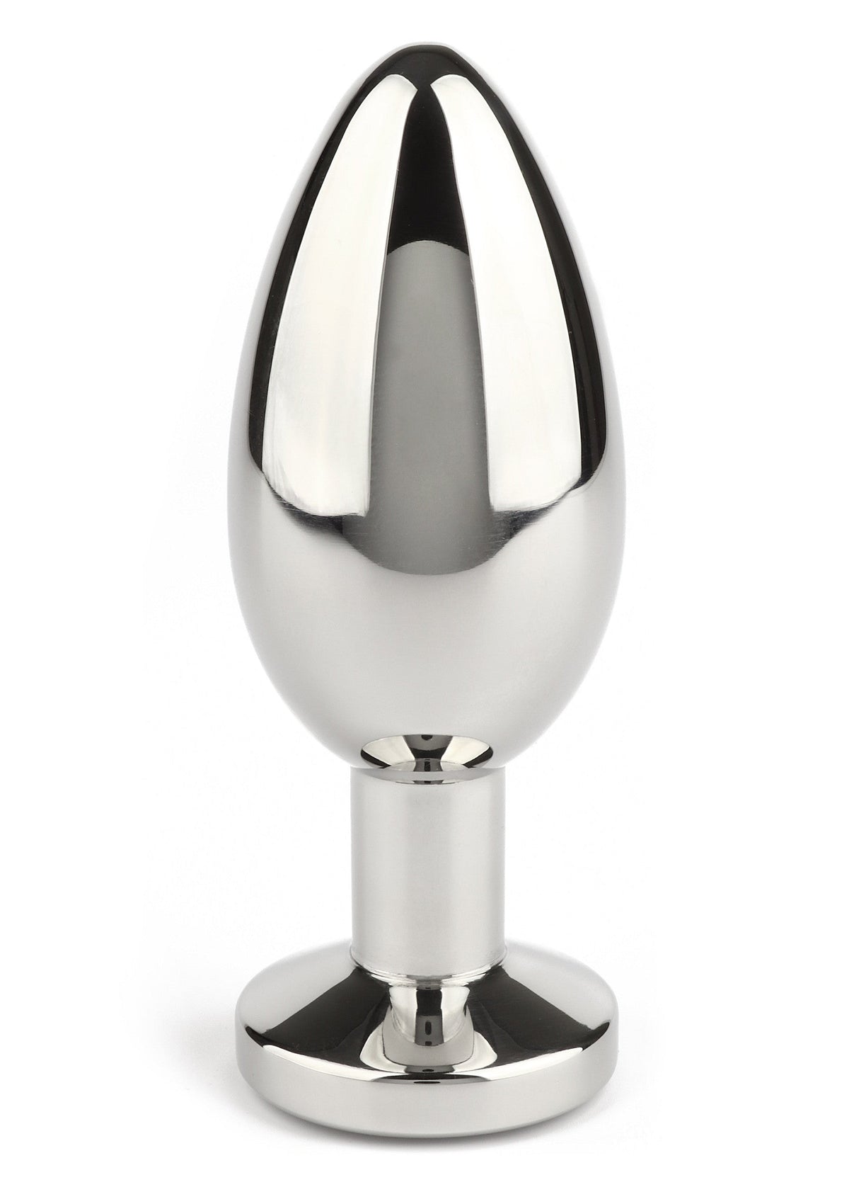 Jewled Butt Plug Large BLACK - 1
