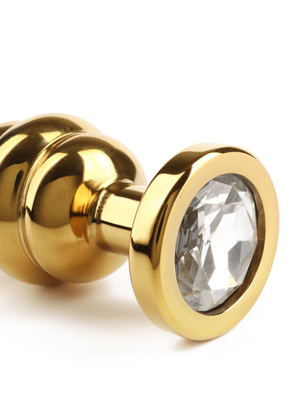 Mr. Steel Twister ButtPlug Small GOLD - 2