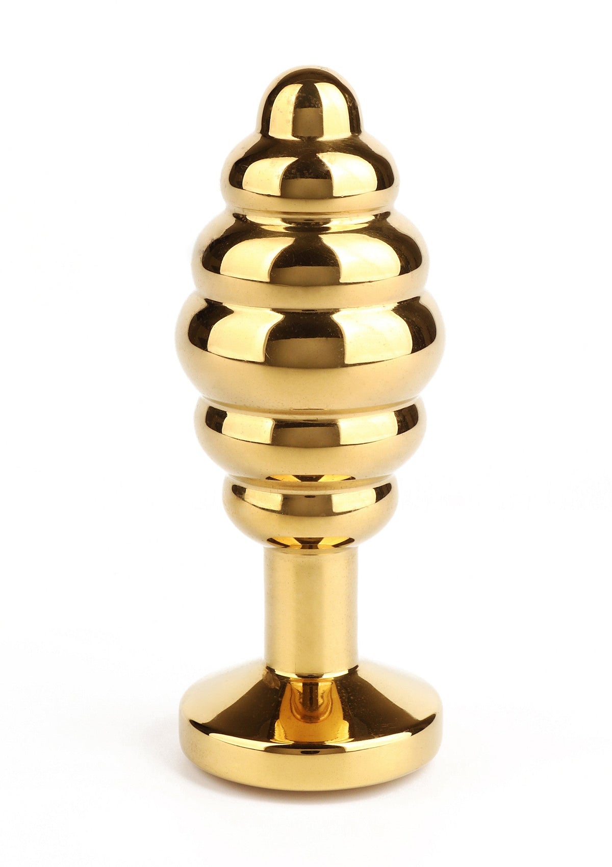 Twister Butt Plug Medium GOLD - 3