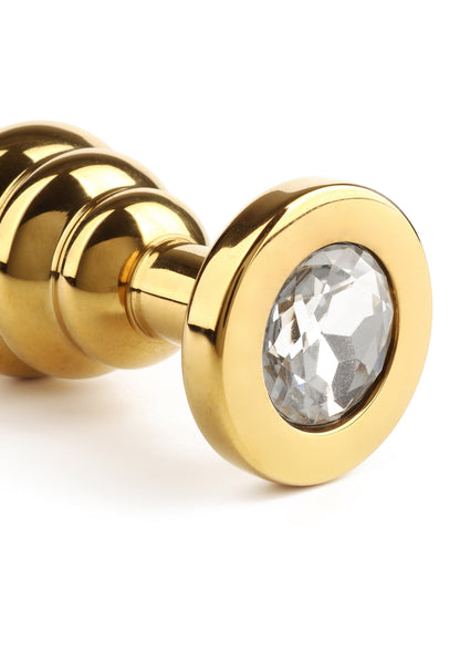 Twister Butt Plug Medium GOLD - 5