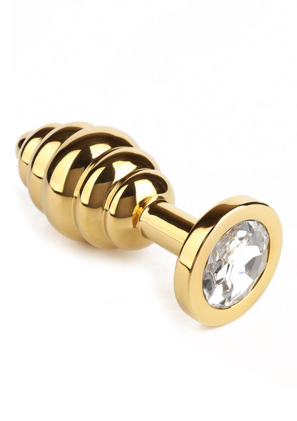 Mr. Steel Twister ButtPlug Large GOLD - 6
