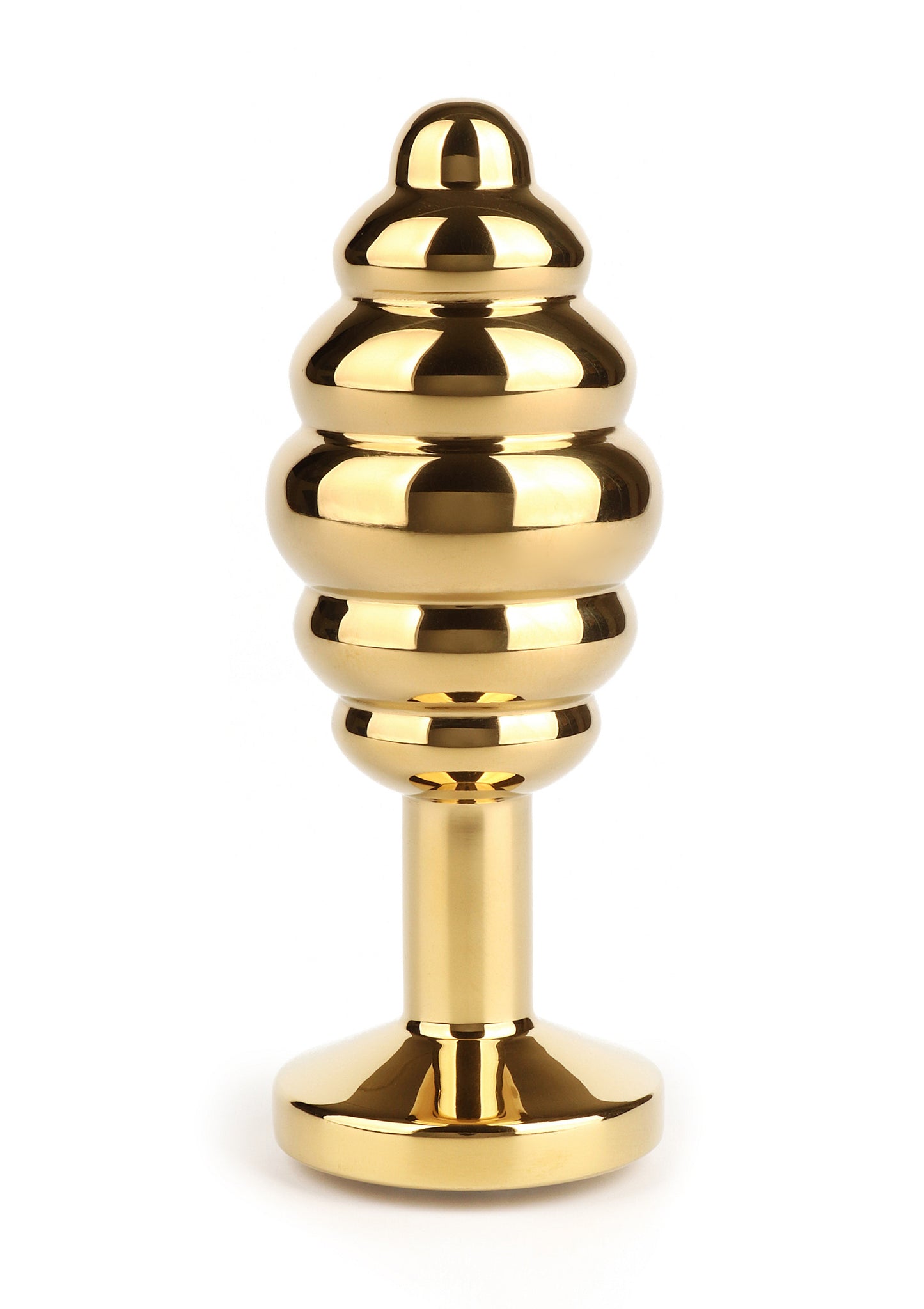 Mr. Steel Twister ButtPlug Large GOLD - 2