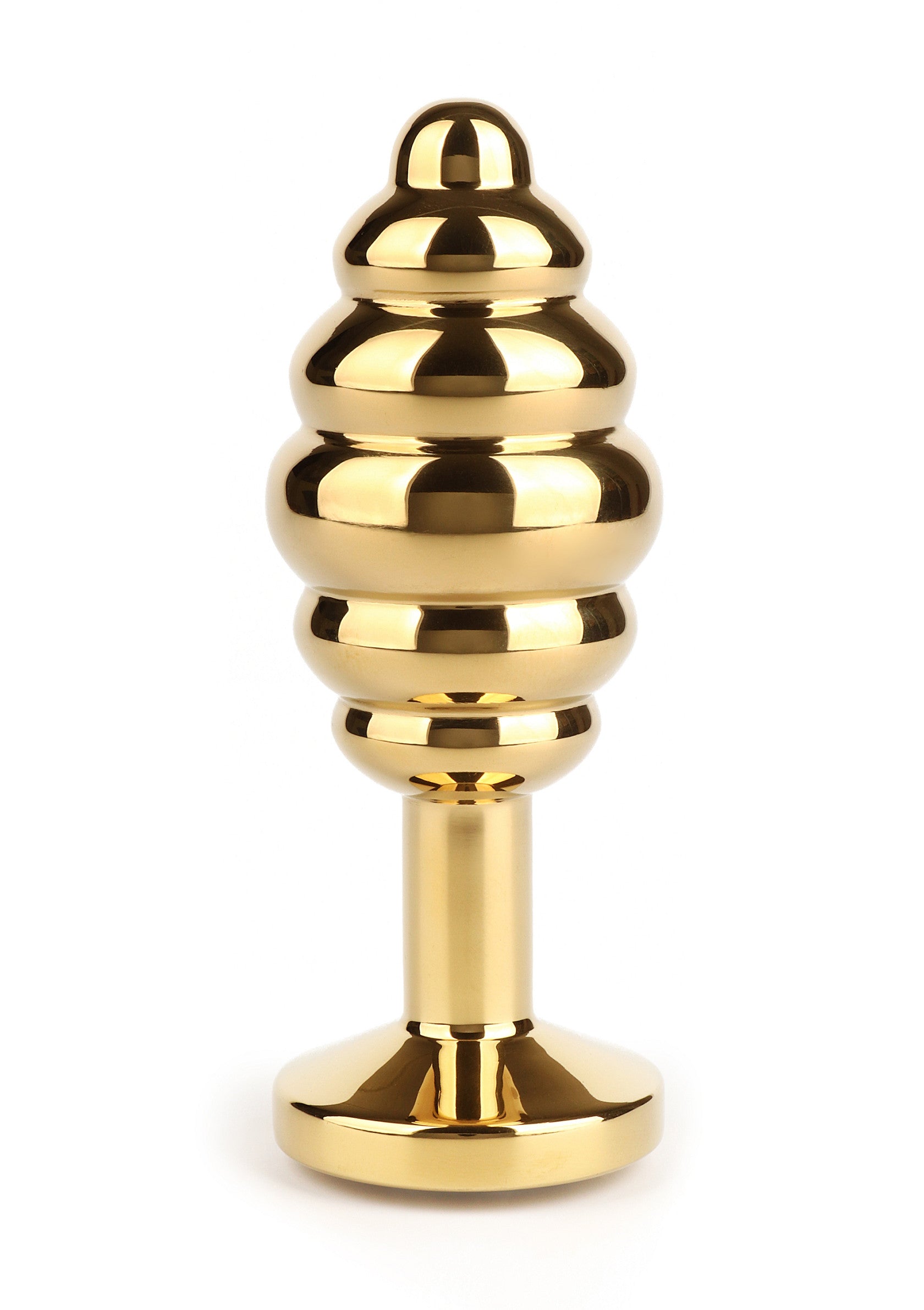 Mr. Steel Twister ButtPlug Large GOLD - 2