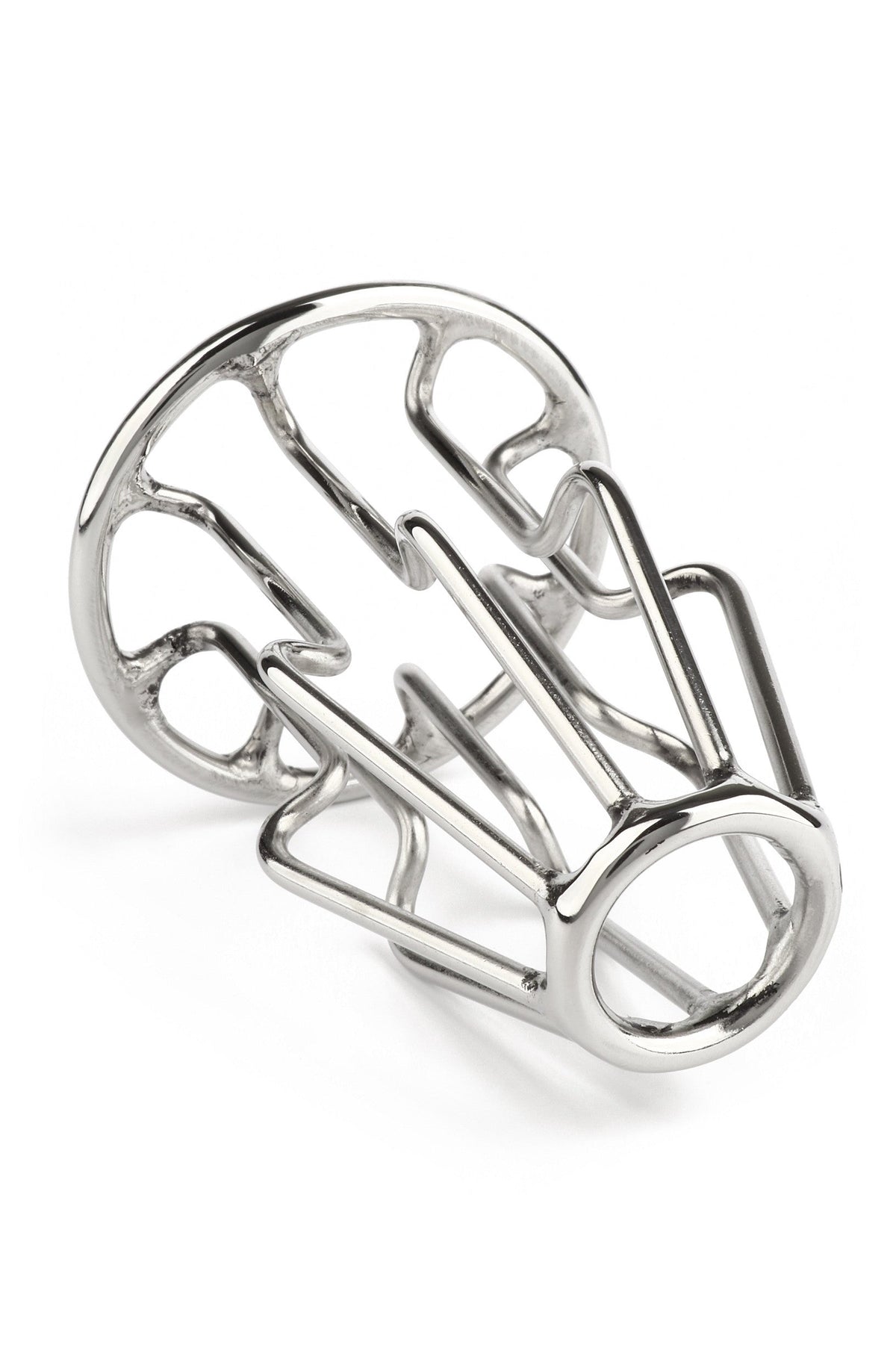 Trapezoid Anal Plug Small SILVER - 3