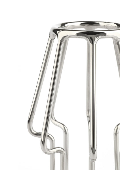 Trapezoid Anal Plug Medium SILVER - 4