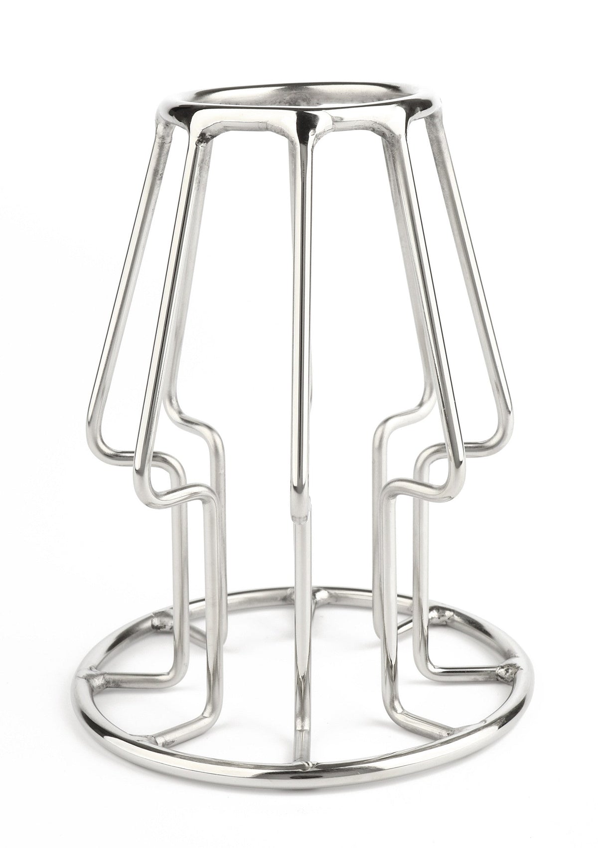 Trapezoid Anal Plug Large SILVER - 0