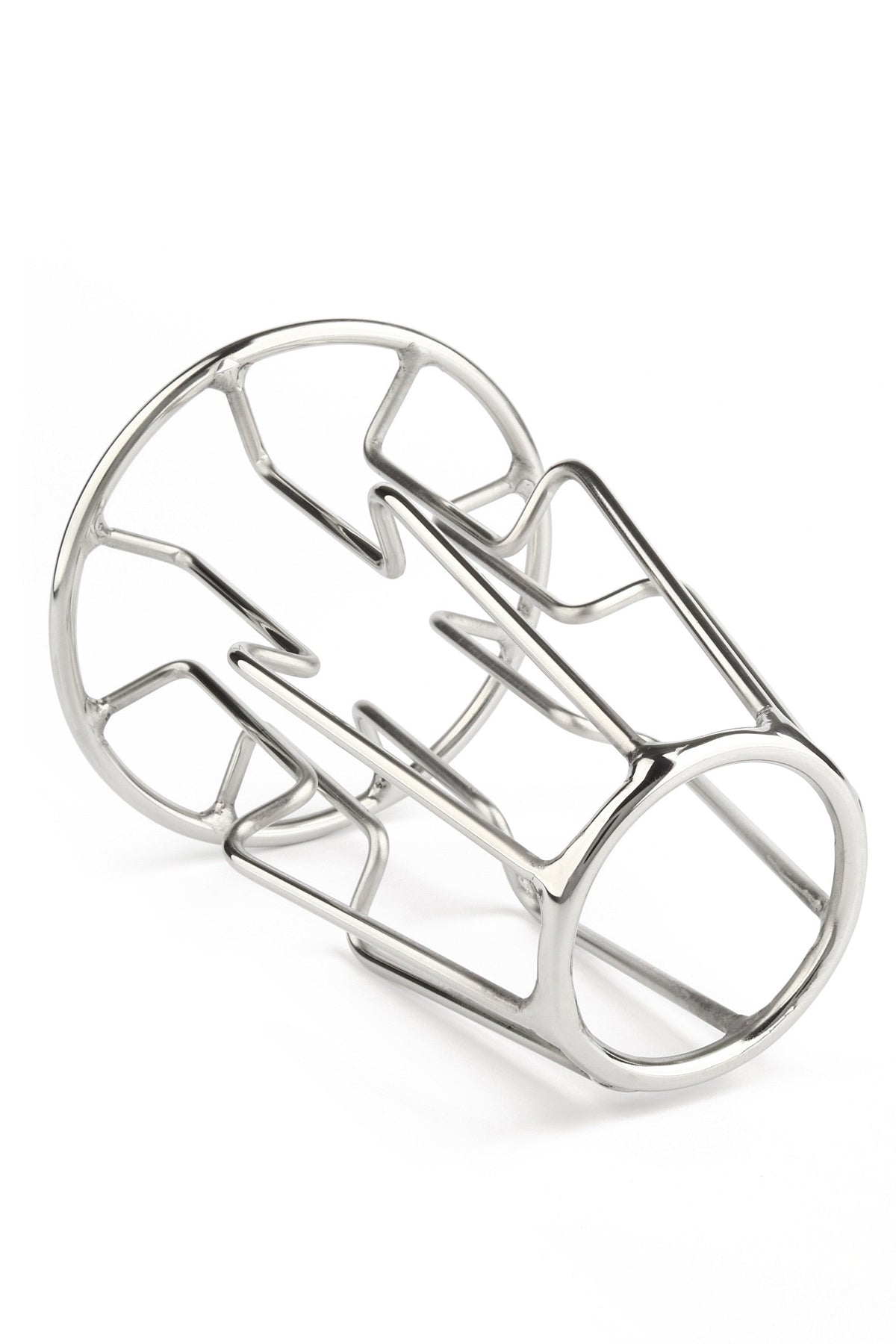 Trapezoid Anal Plug Large SILVER - 3