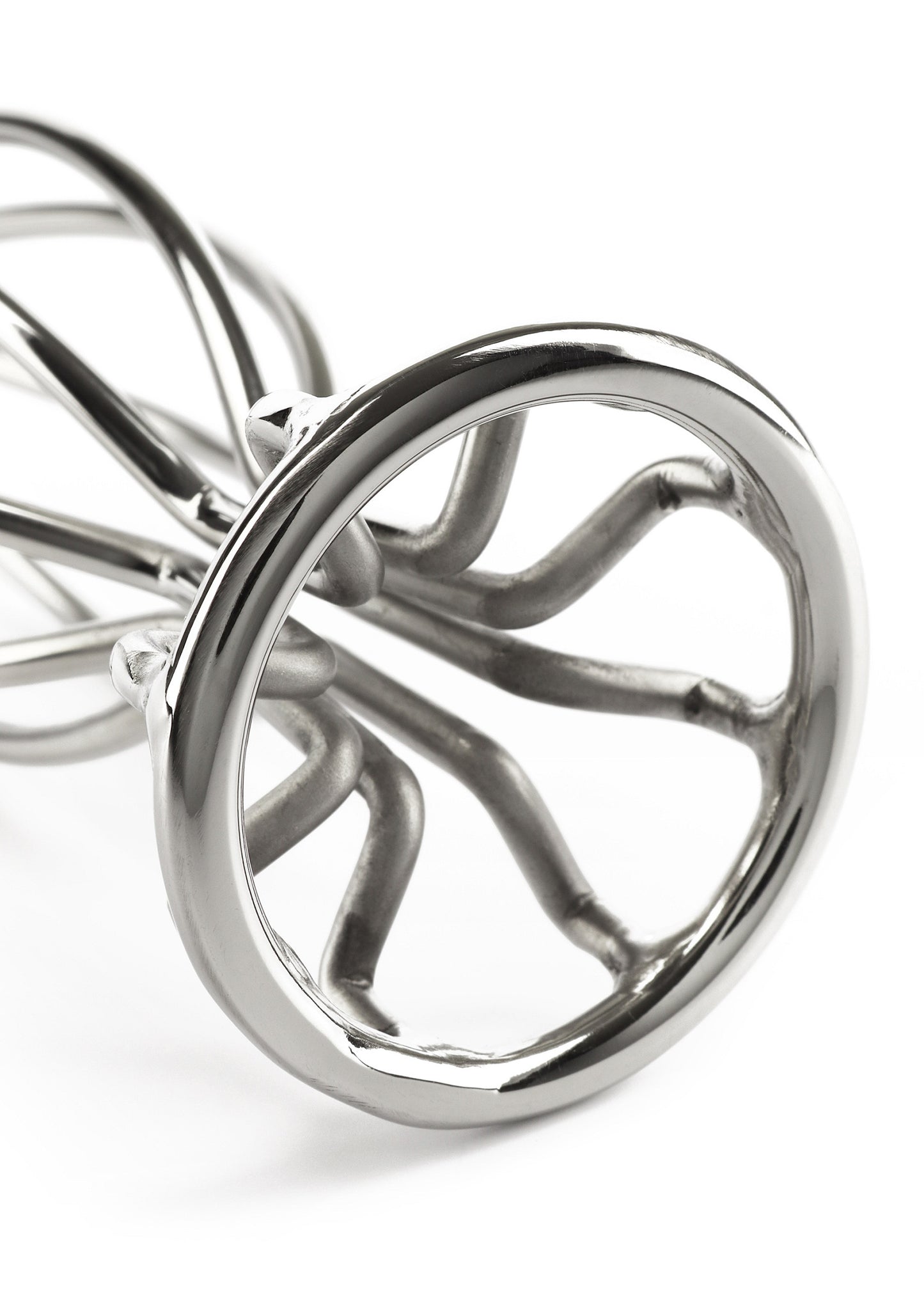 Mr. Steel Round Wire Plug Large SILVER - 0