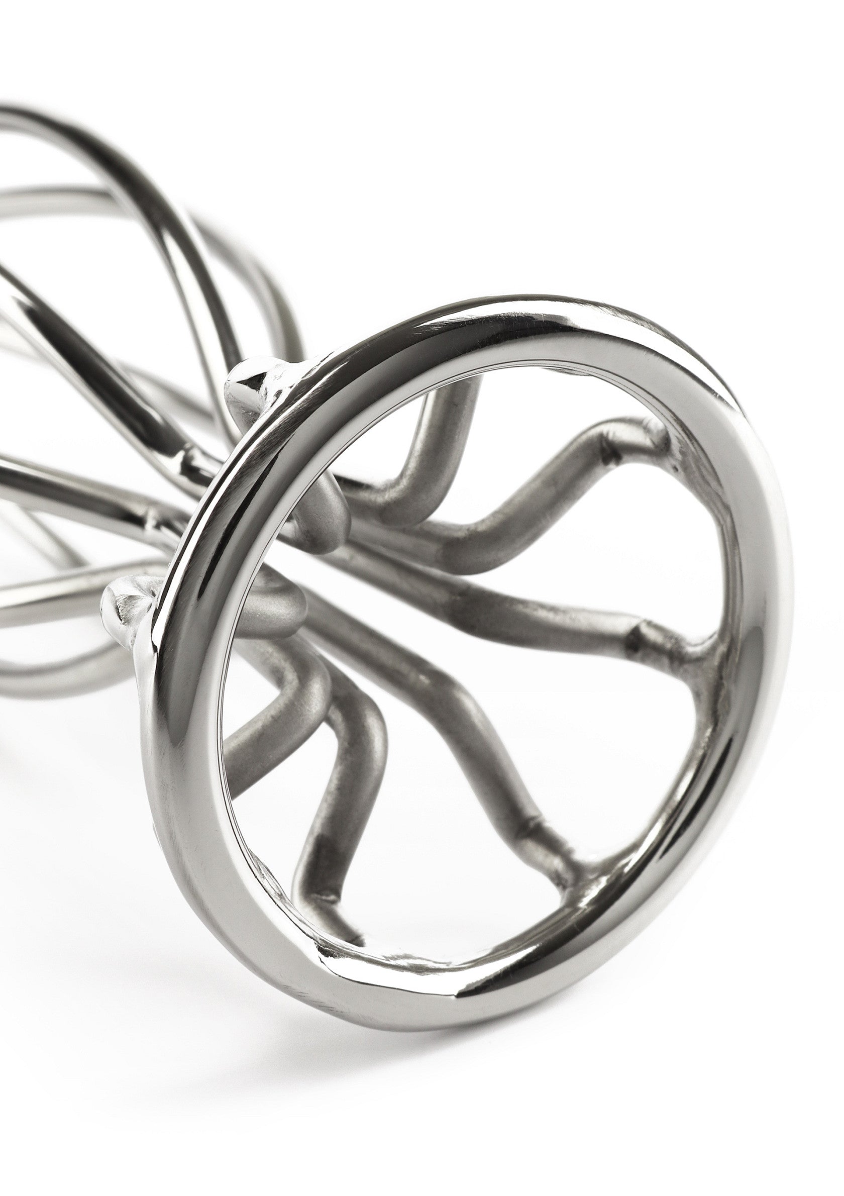 Mr. Steel Round Wire Plug Large SILVER - 0