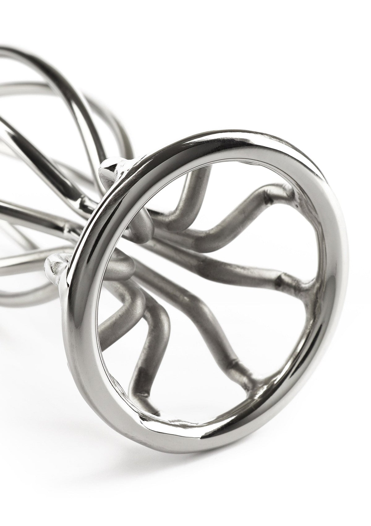 Round Wire Plug Large SILVER - 4