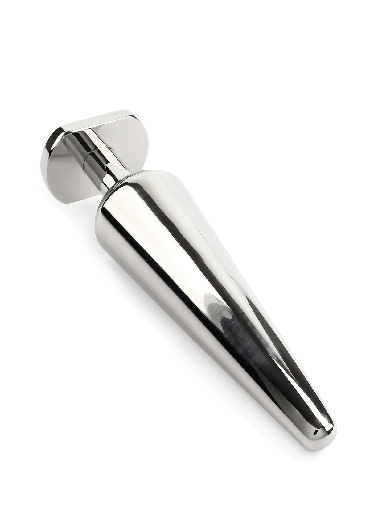 Heavy Steel Butt Plug Large SILVER - 0