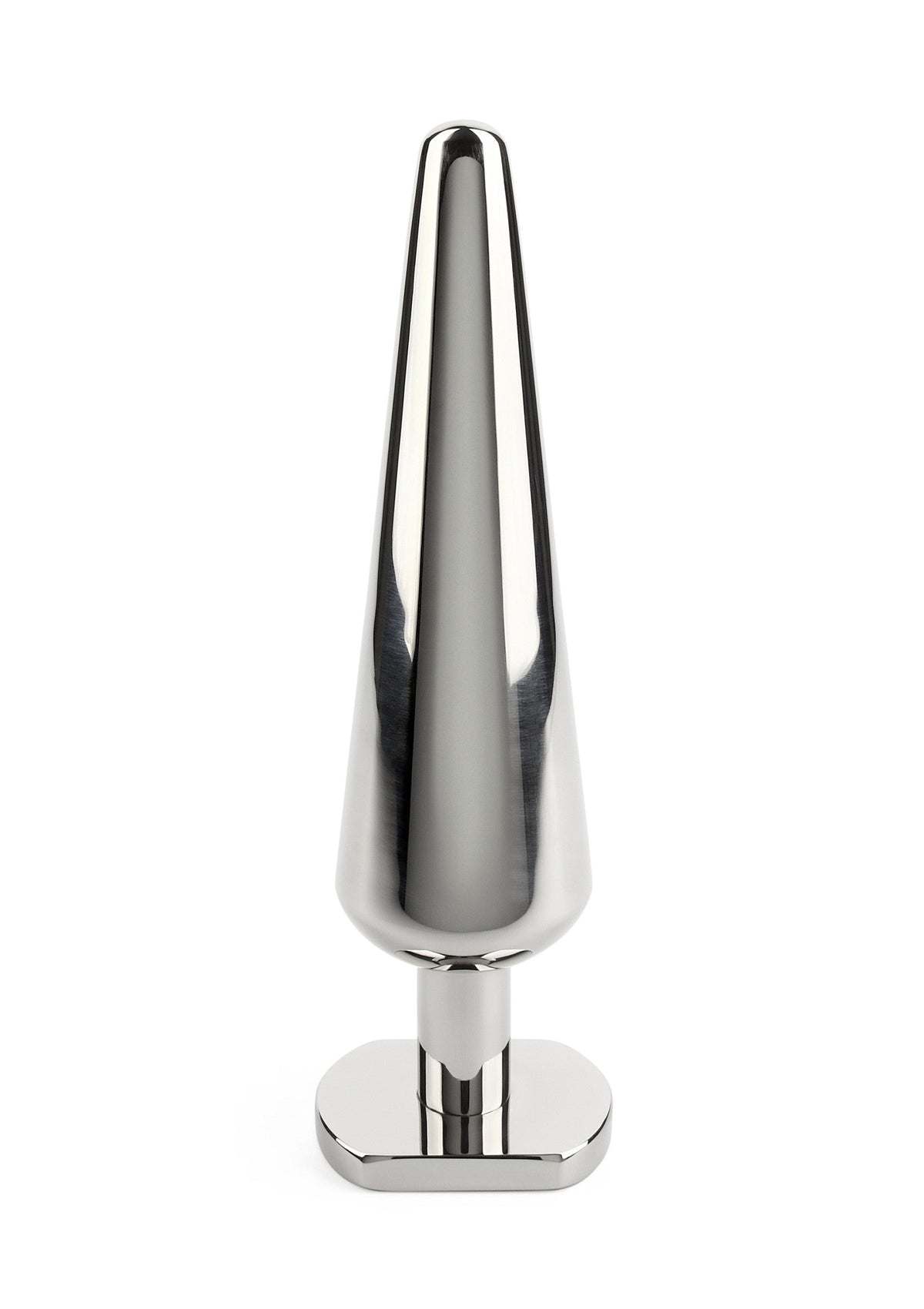 Heavy Steel Butt Plug Large SILVER - 3