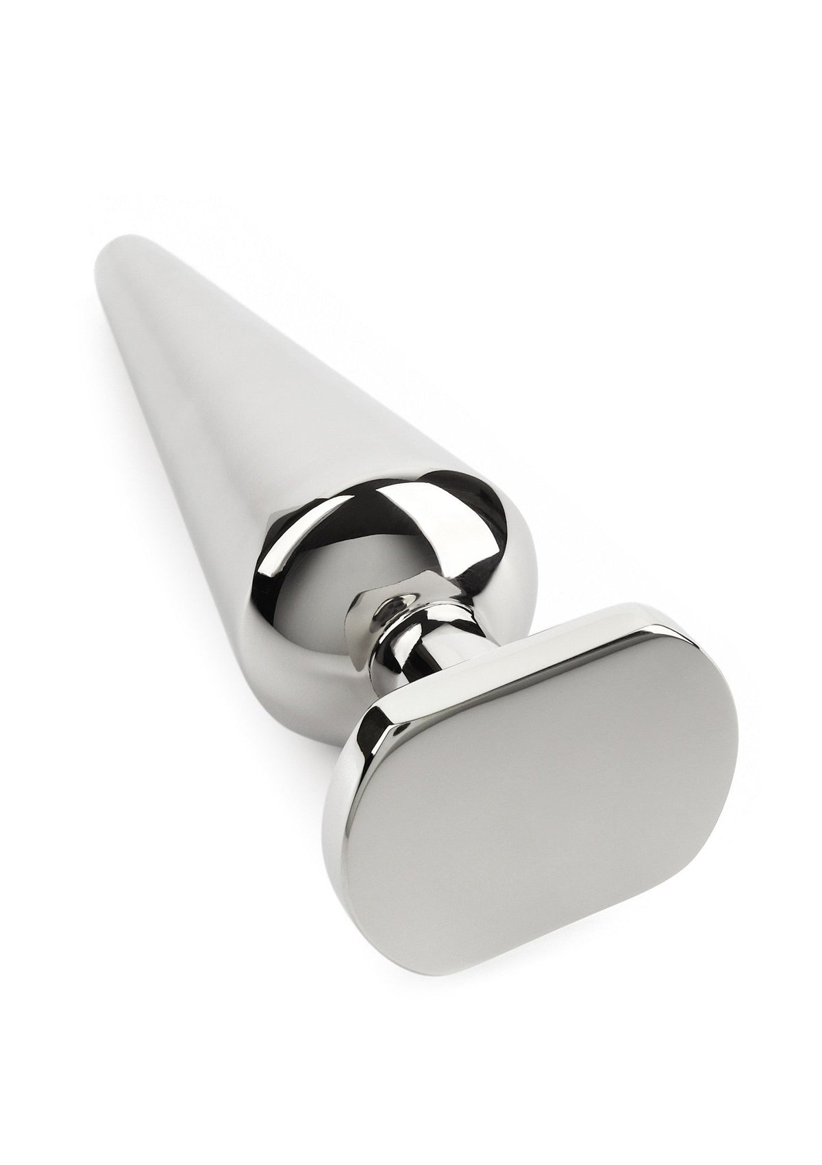 Heavy Steel Butt Plug Large SILVER - 4