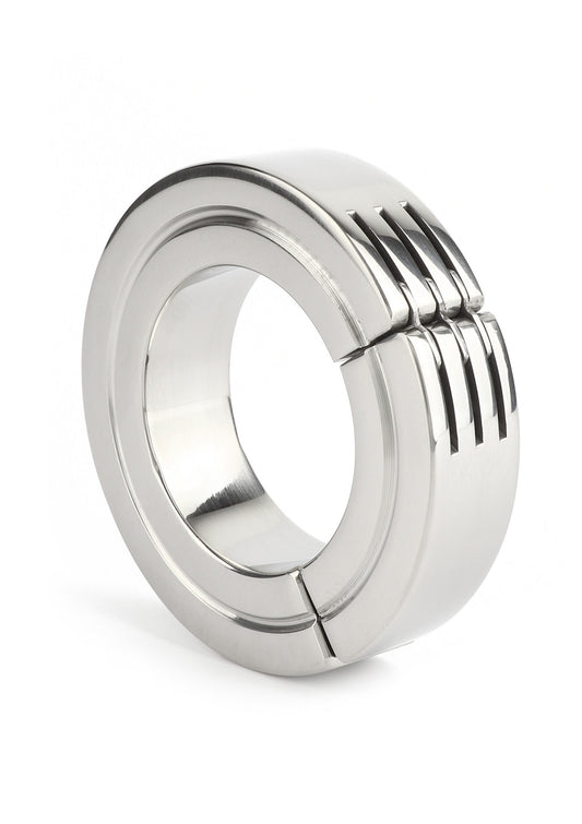 Mr. Steel Hinged Magnetic Cock Ring 40mm