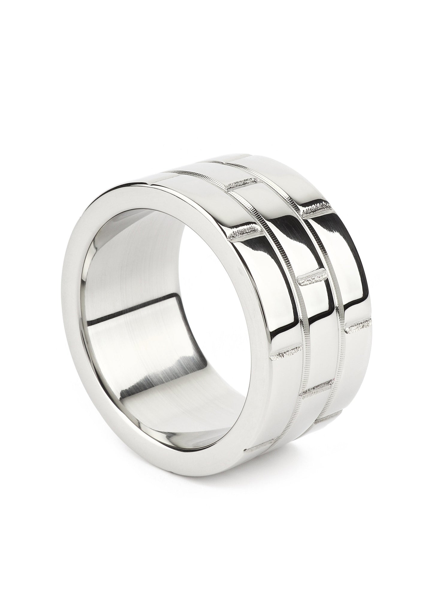 Mr. Steel The Wall C-Ring 40mm SILVER - 3