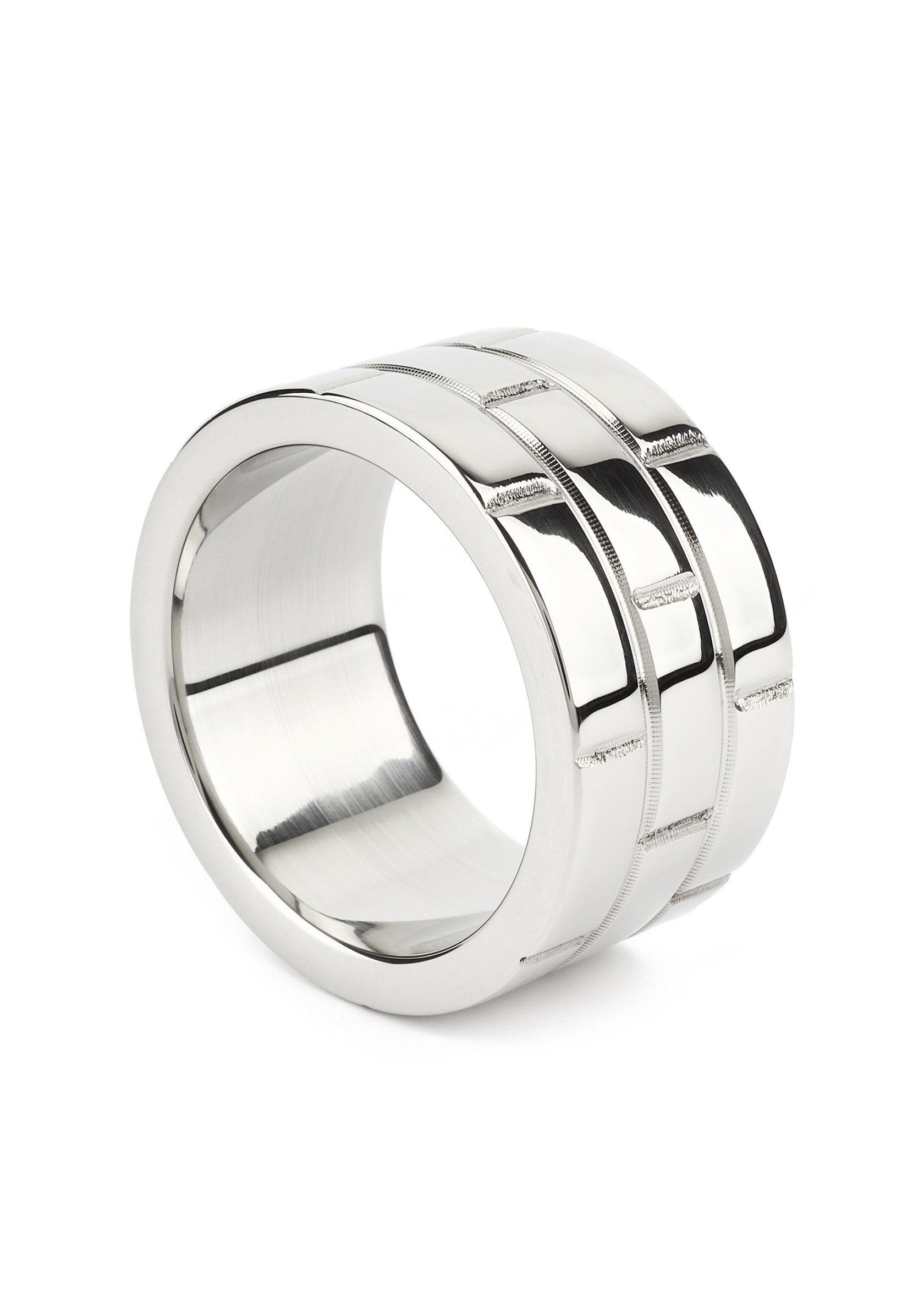 Mr. Steel The Wall C-Ring 40mm SILVER - 3