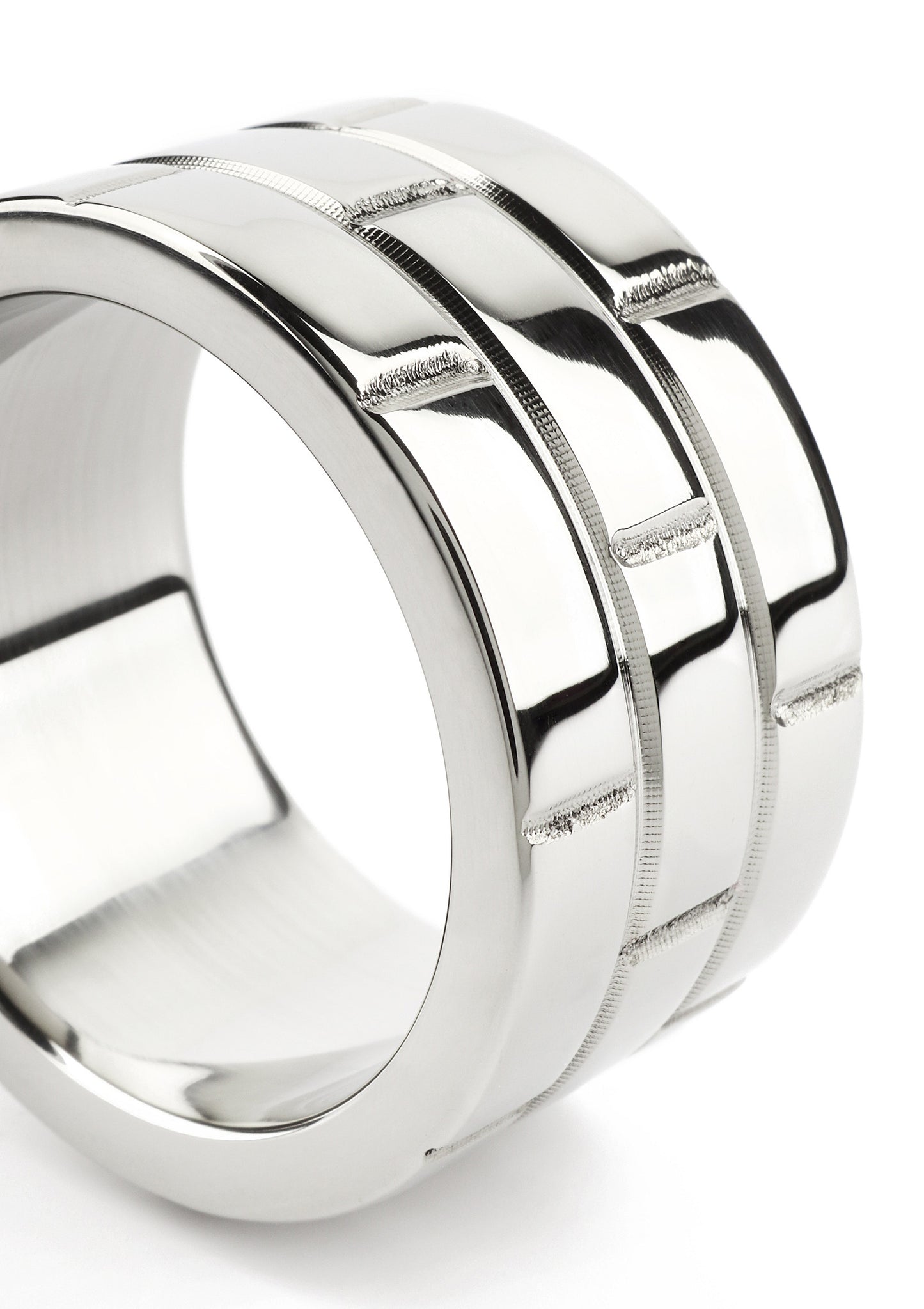 Mr. Steel The Wall C-Ring 40mm SILVER - 6