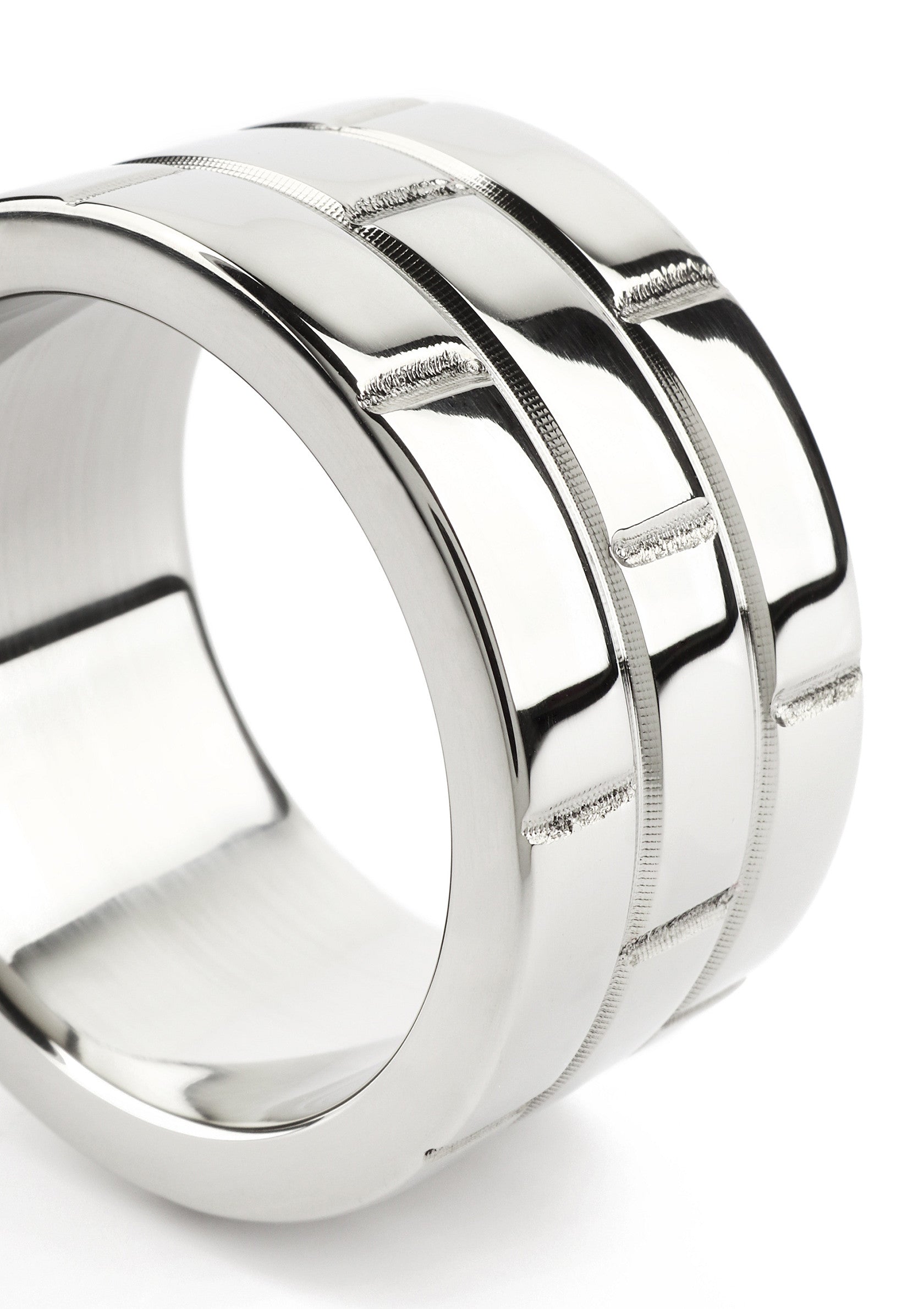 Mr. Steel The Wall C-Ring 40mm SILVER - 6