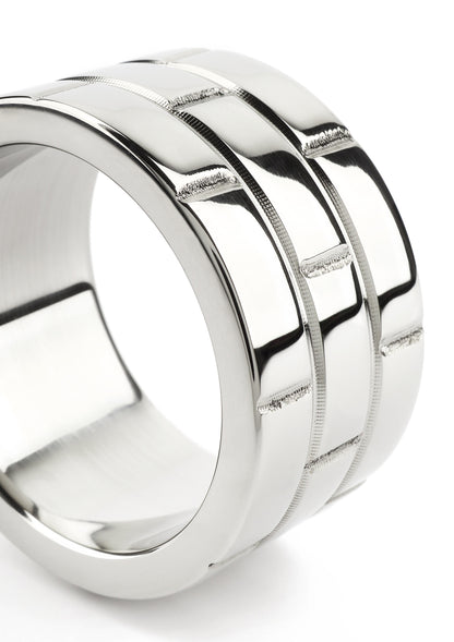 Mr. Steel The Wall C-Ring 40mm SILVER - 6