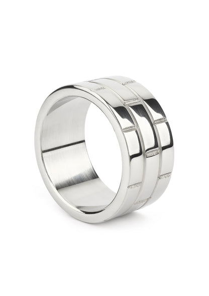 Mr. Steel The Wall C-Ring 45mm SILVER - 1