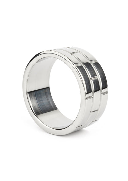 Mr. Steel The Wall C-Ring 50mm SILVER - 4
