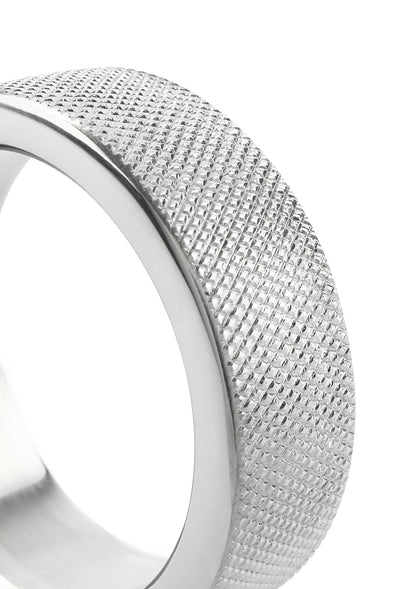 Mr. Steel CrissCross C-Ring 40mm SILVER - 1