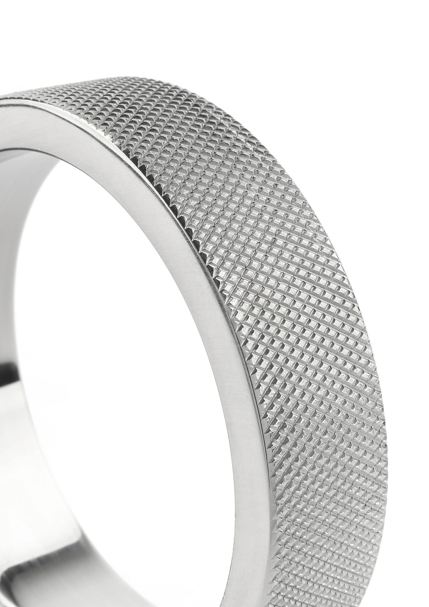 Mr. Steel CrissCross C-Ring 55mm SILVER - 2