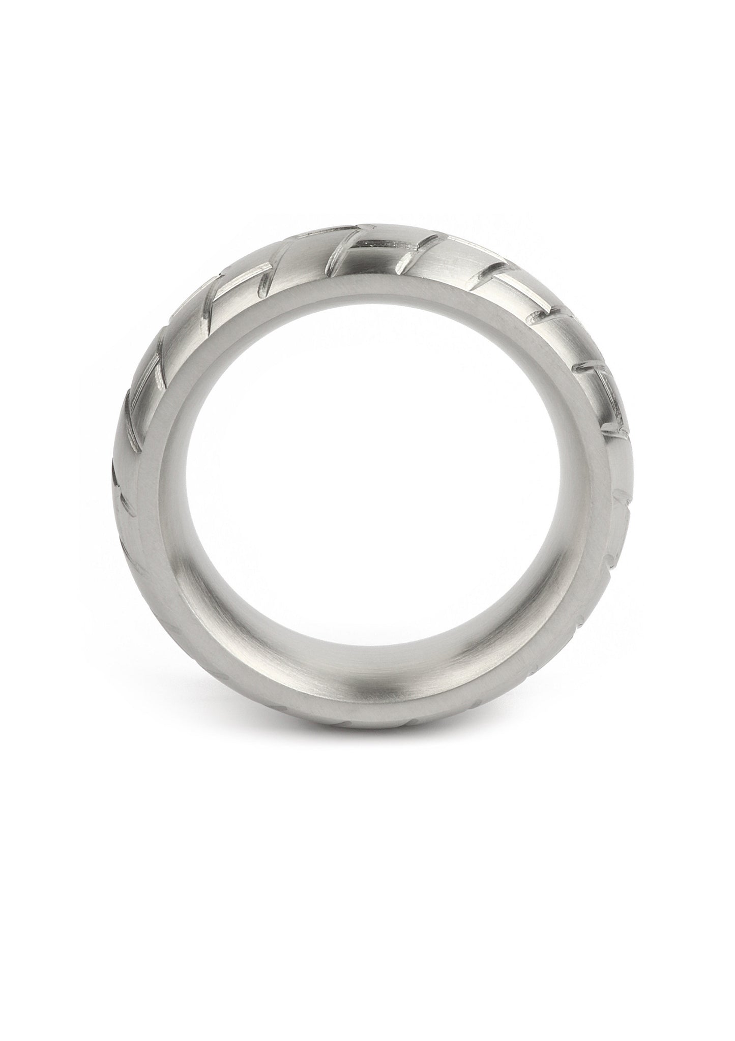 Mr. Steel MeGa Tire C-Ring Satin 45mm SILVER - 4