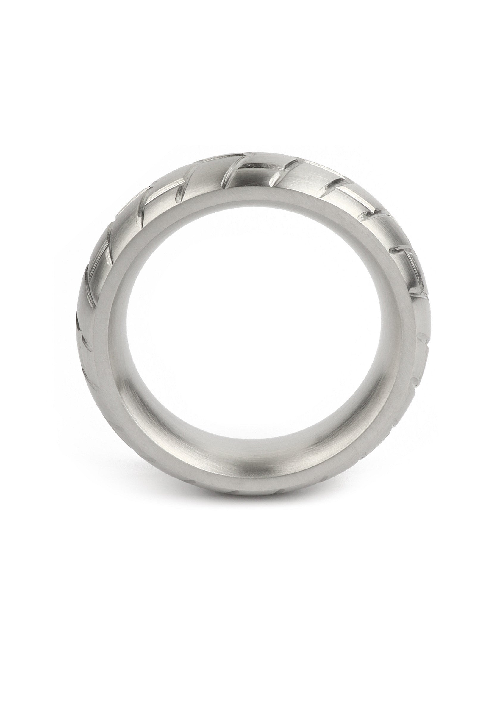 Mr. Steel MeGa Tire C-Ring Satin 45mm SILVER - 4