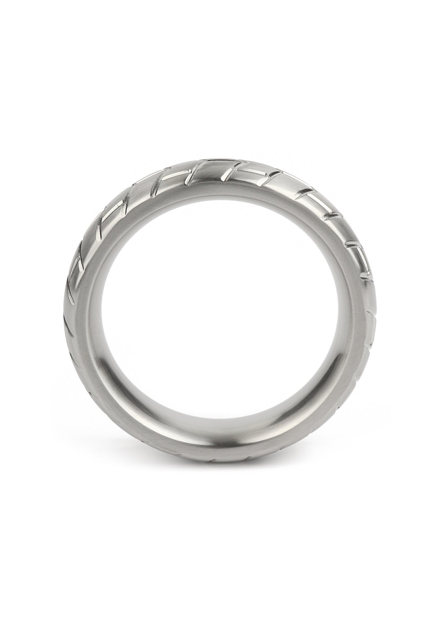 Mr. Steel MeGa Tire C-Ring Satin 55mm SILVER - 2