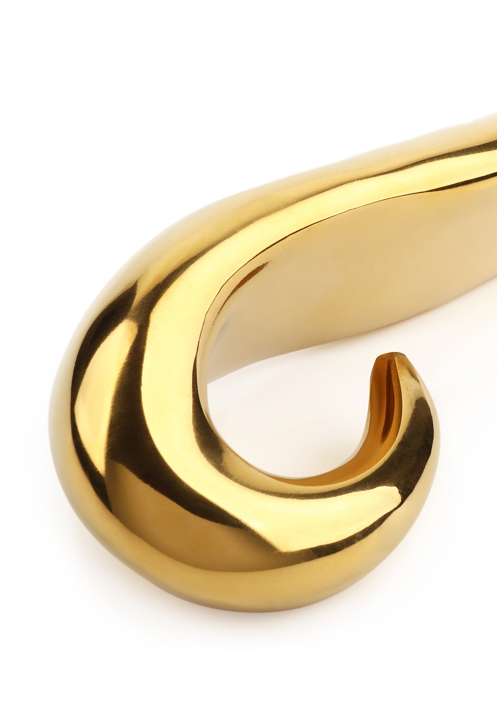 Mr. Steel Devil's Tongue Dildo GOLD - 5