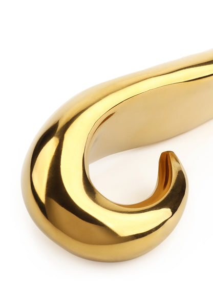 Mr. Steel Devil's Tongue Dildo GOLD - 5