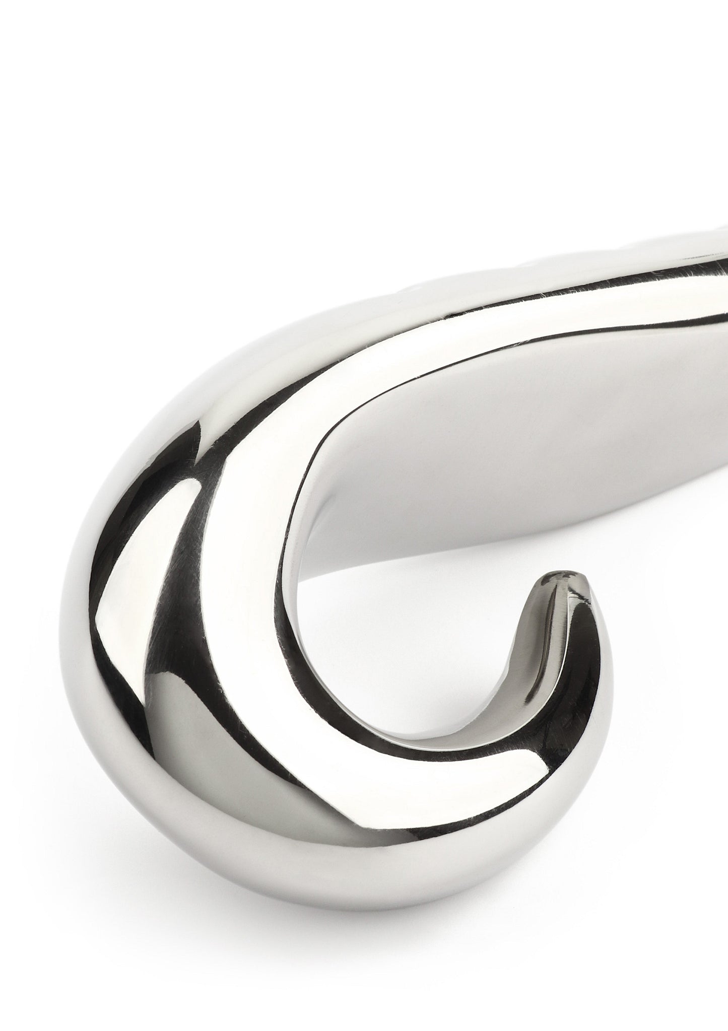 Mr. Steel Devil's Tongue Dildo SILVER - 4