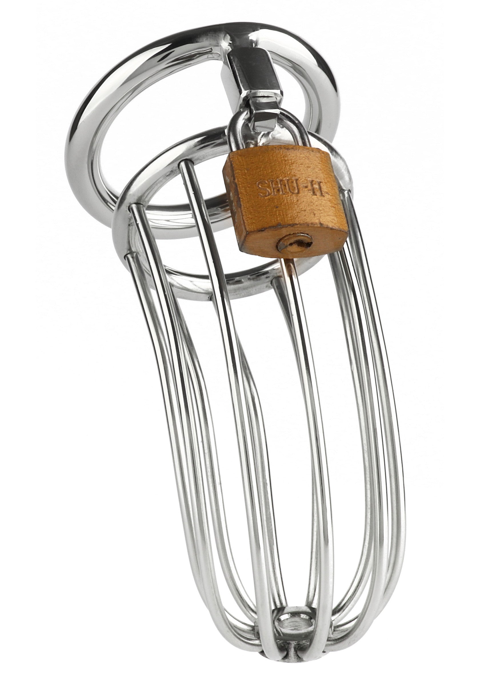 Mr. Steel The Man Slut Cock Cage SILVER - 3