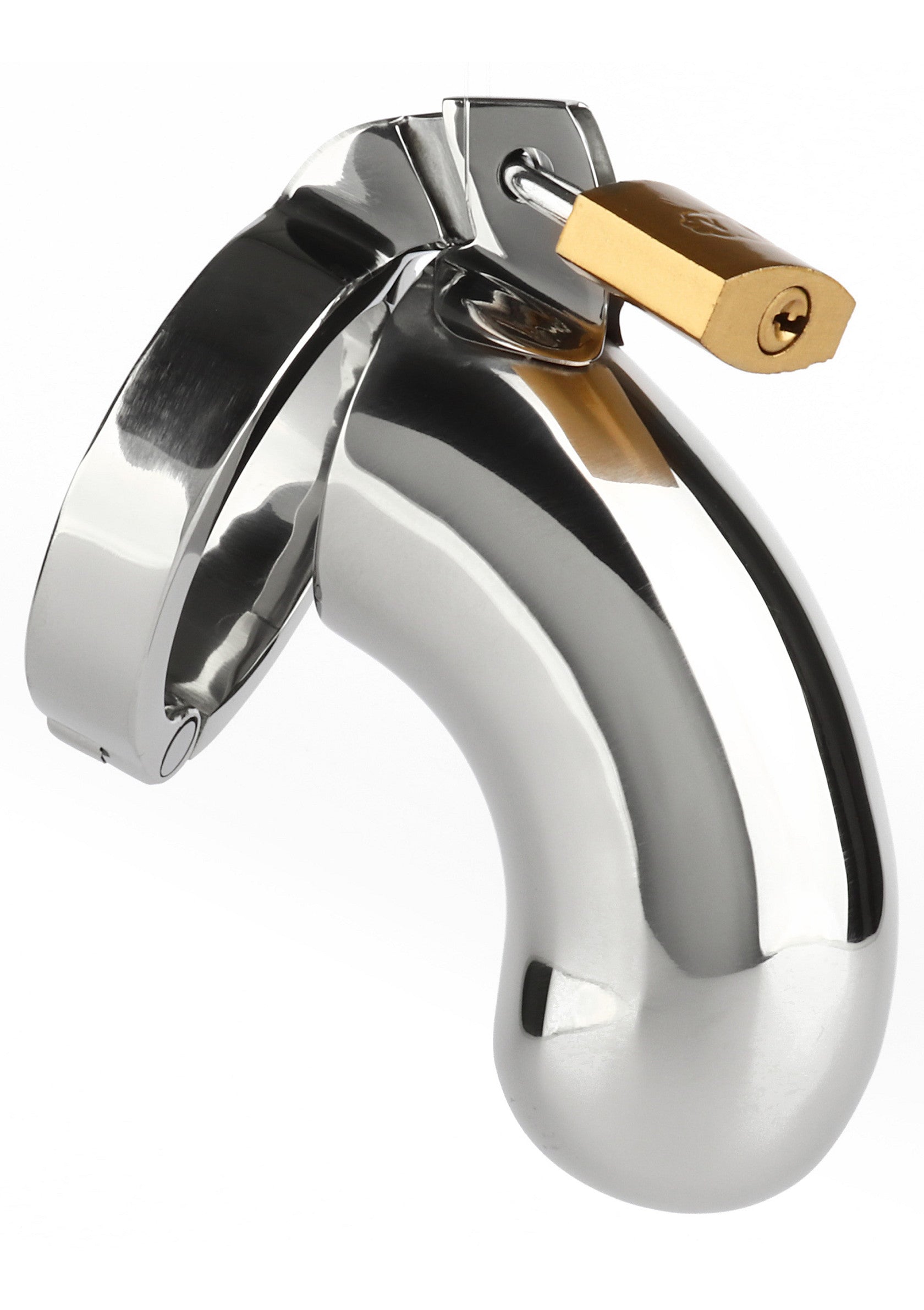 Mr. Steel The Brig Male Chastity Device SILVER - 6