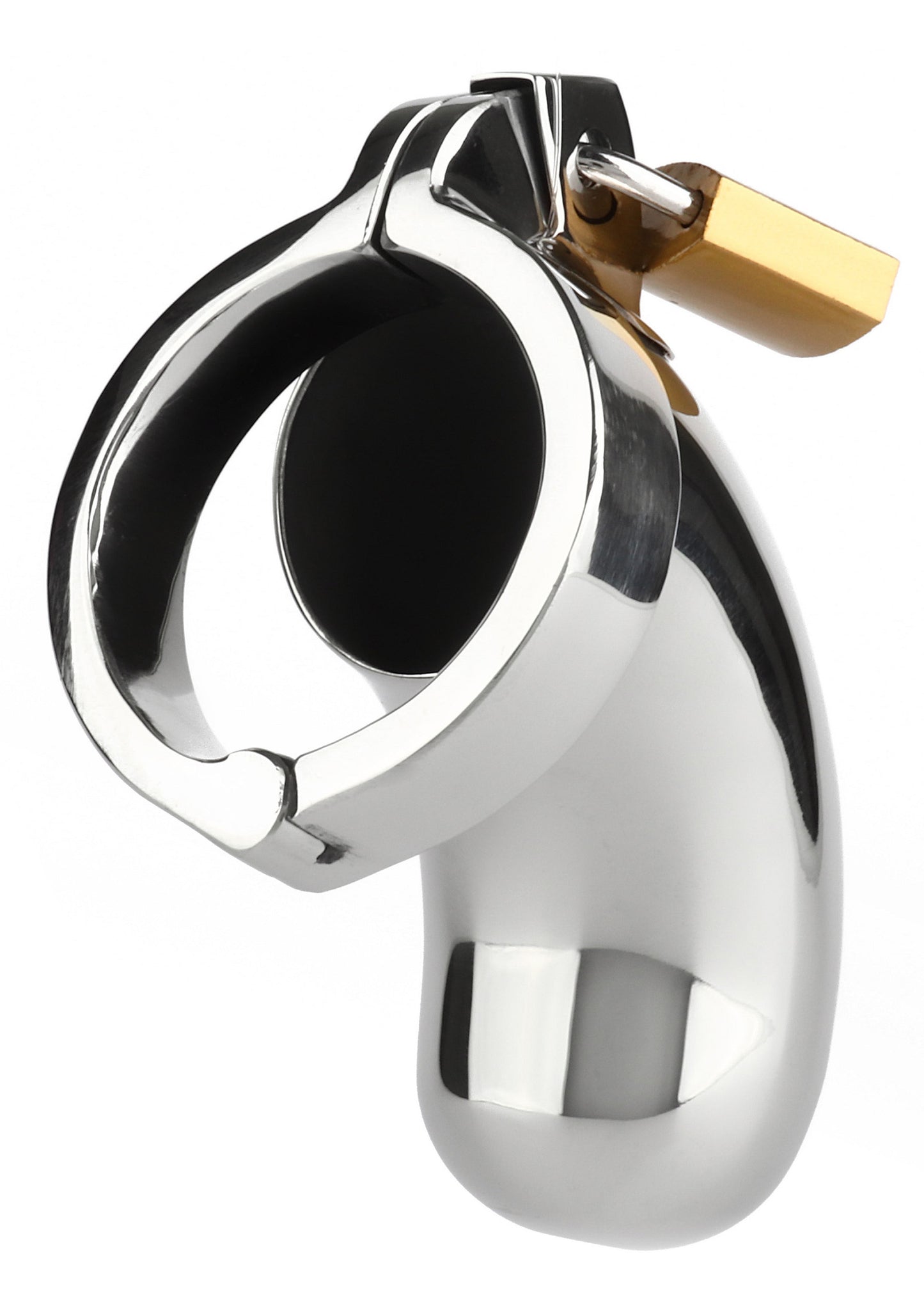 Mr. Steel The Brig Male Chastity Device SILVER - 0