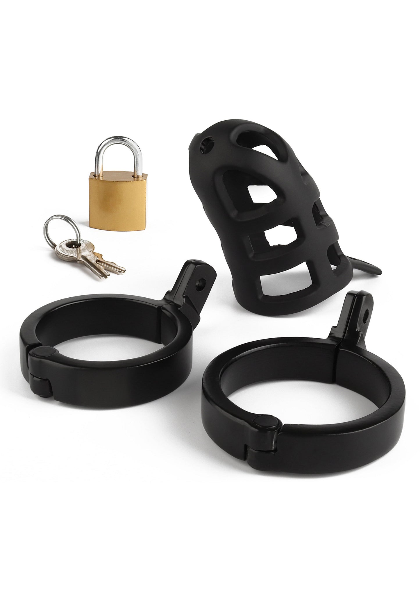 Mr. Steel Brutal Chastity Cage BLACK - 4