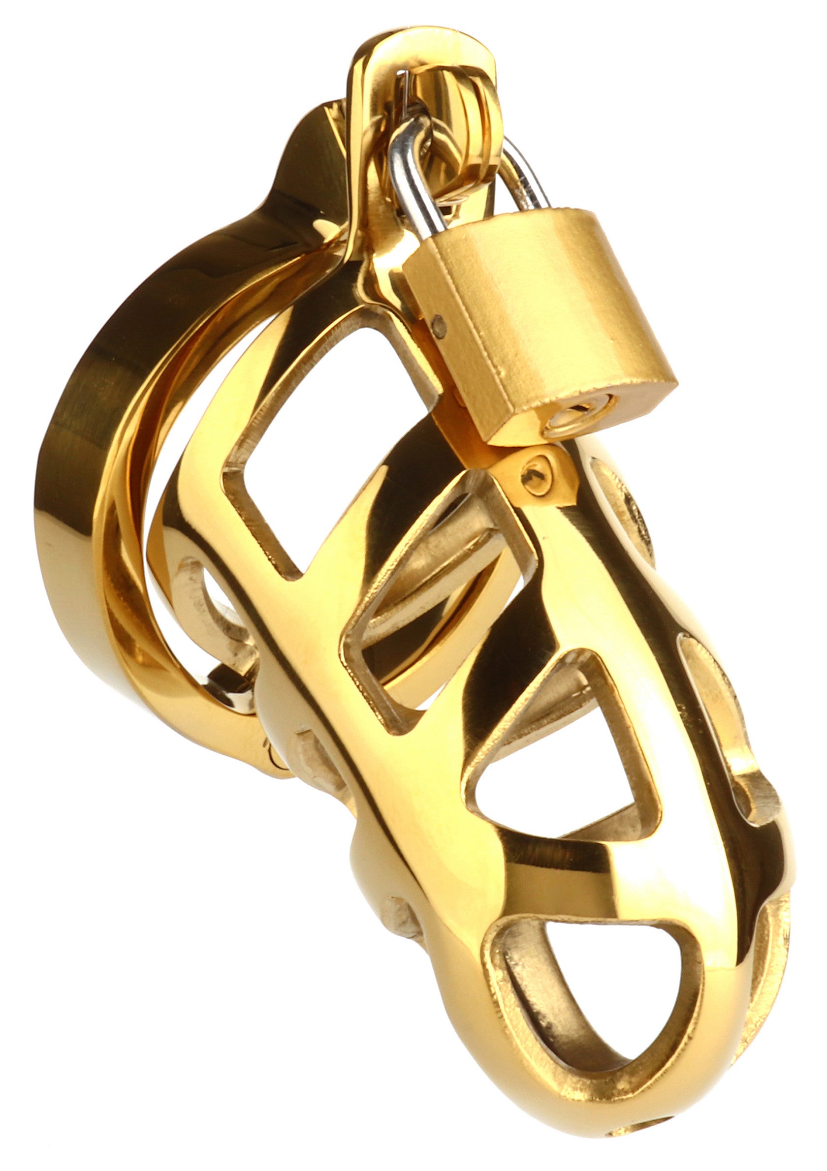 Mr. Steel Brutal Chastity Cage Gold GOLD - 1