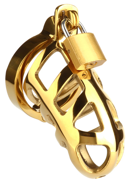 Mr. Steel Brutal Chastity Cage Gold GOLD - 1
