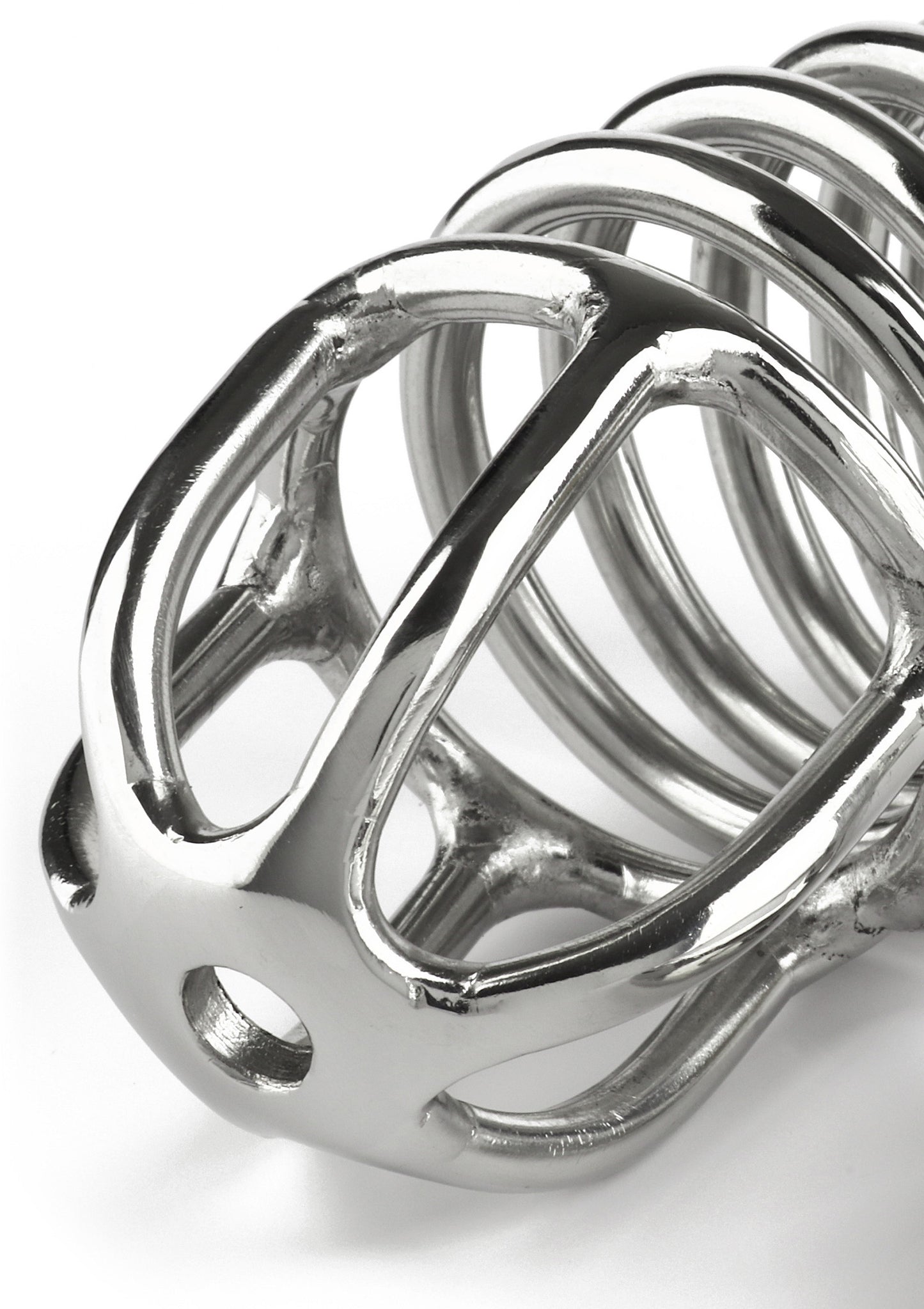 Mr. Steel Ring Master Chastity Device SILVER - 3