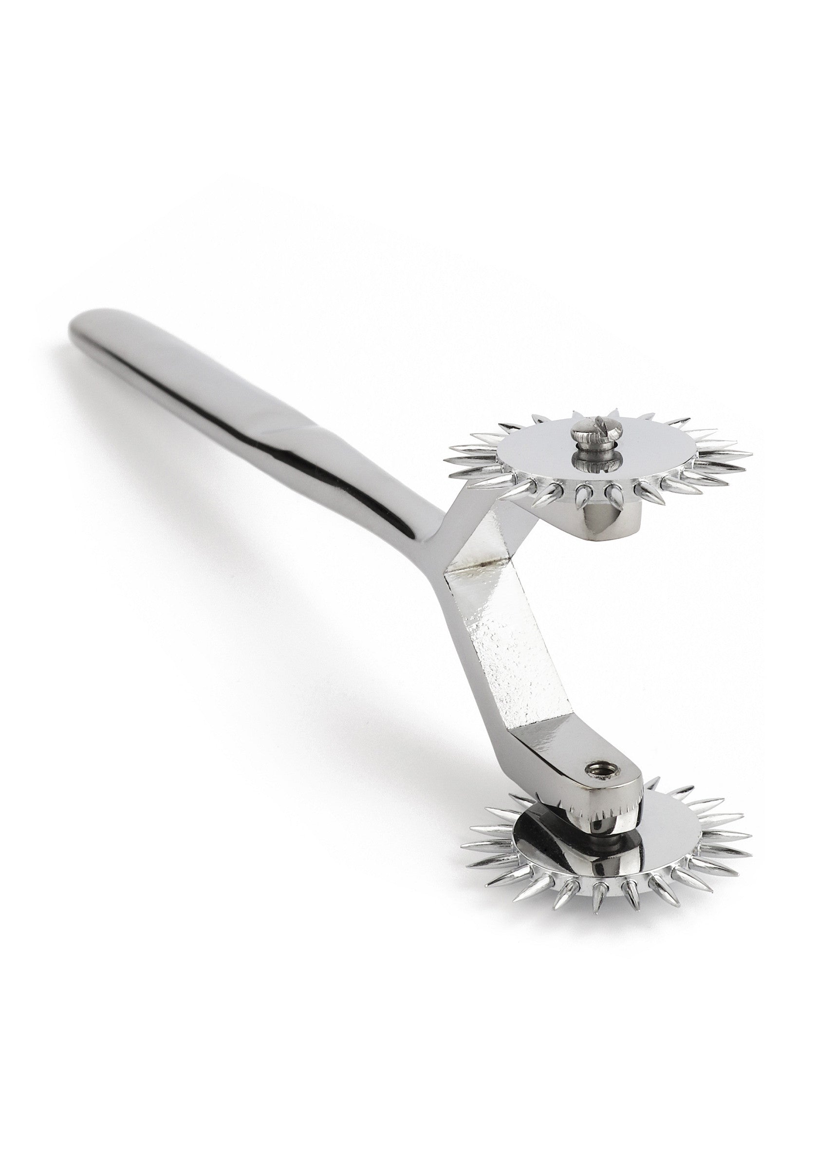 Mr. Steel Twin Wartenberg Pinwheel SILVER - 2