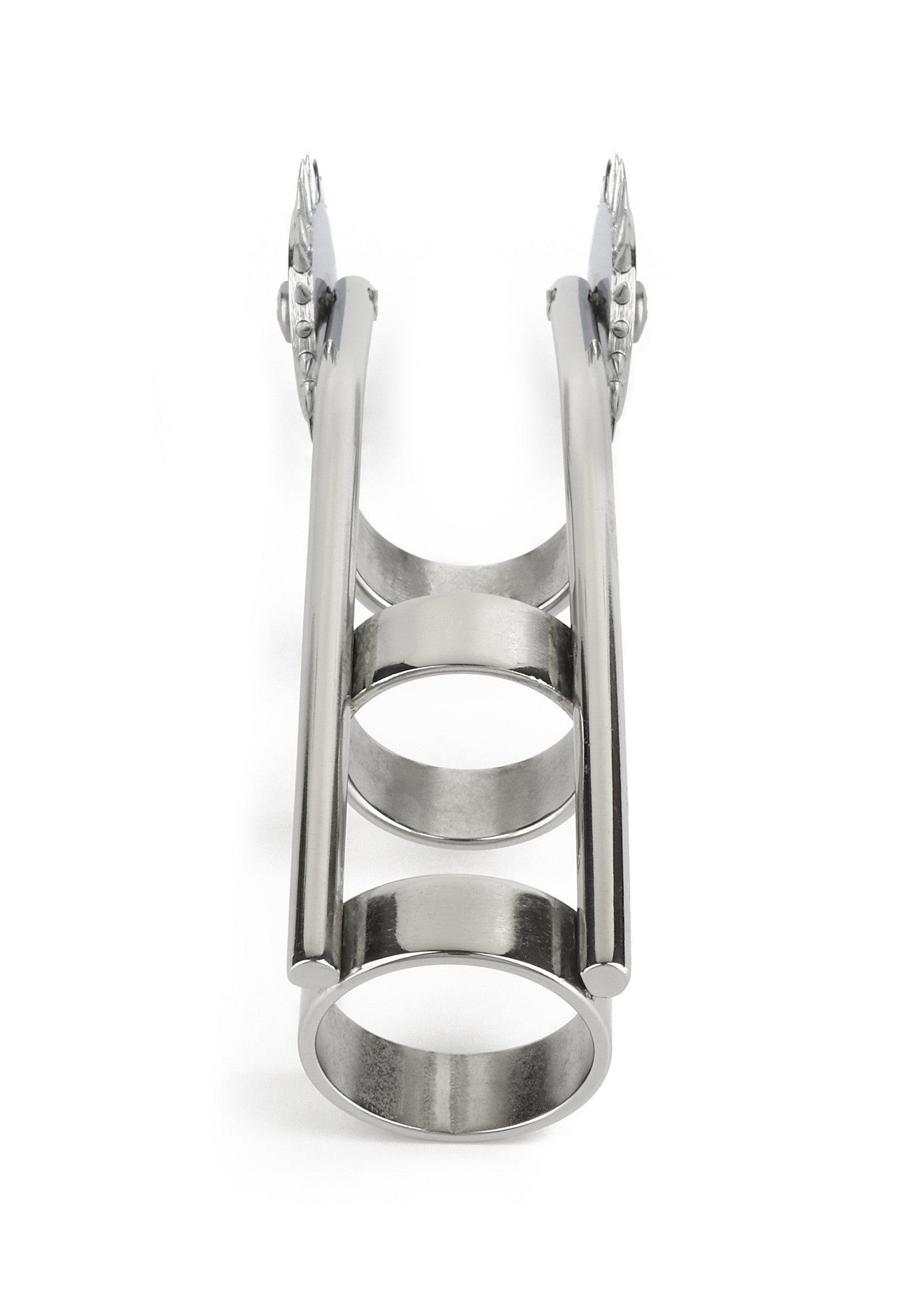 Mr. Steel Double Finger Pinwheel SILVER - 6