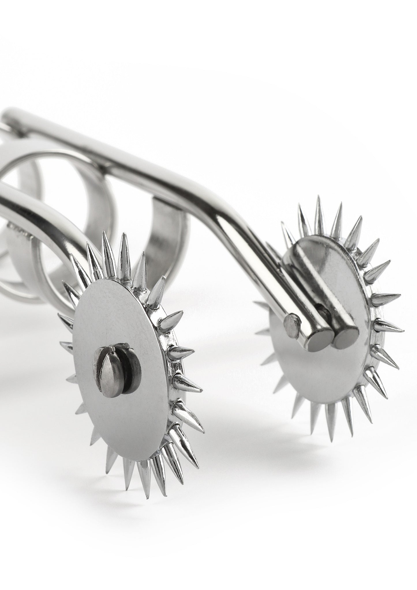 Mr. Steel Double Finger Pinwheel SILVER - 1