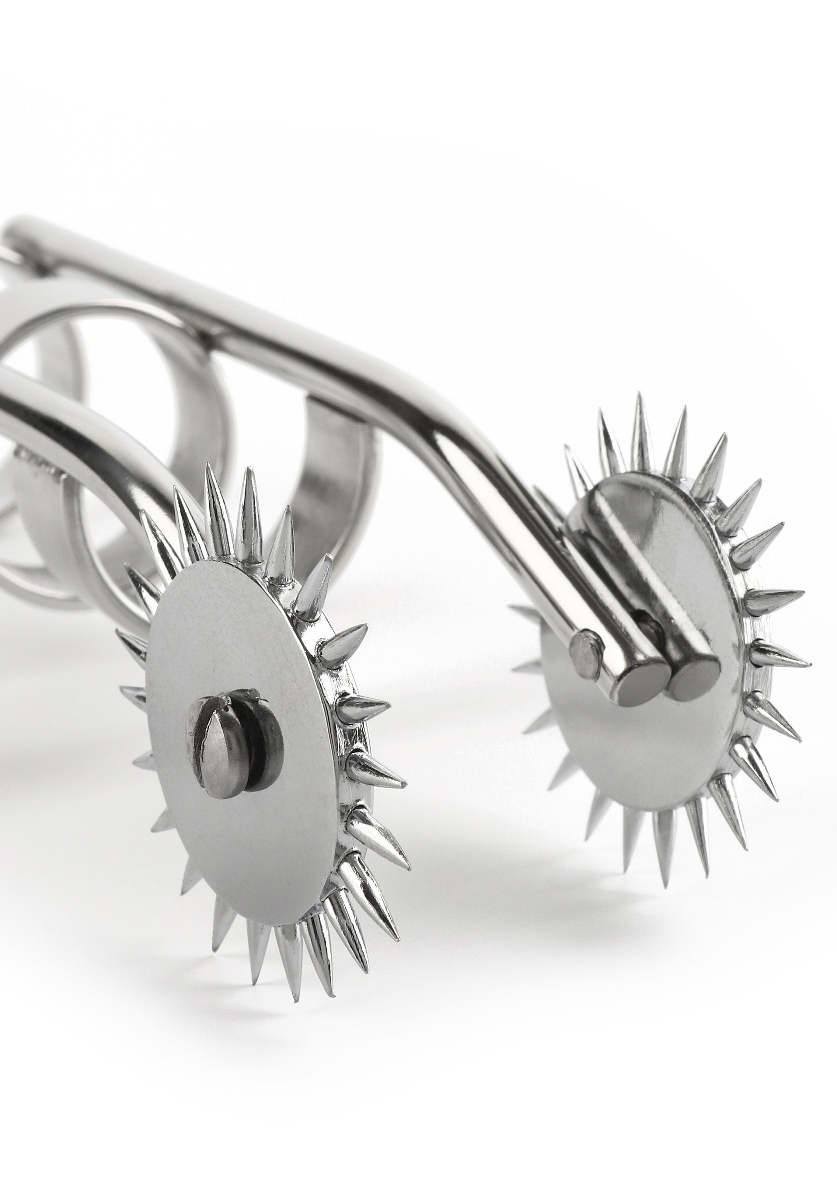 Mr. Steel Double Finger Pinwheel SILVER - 1