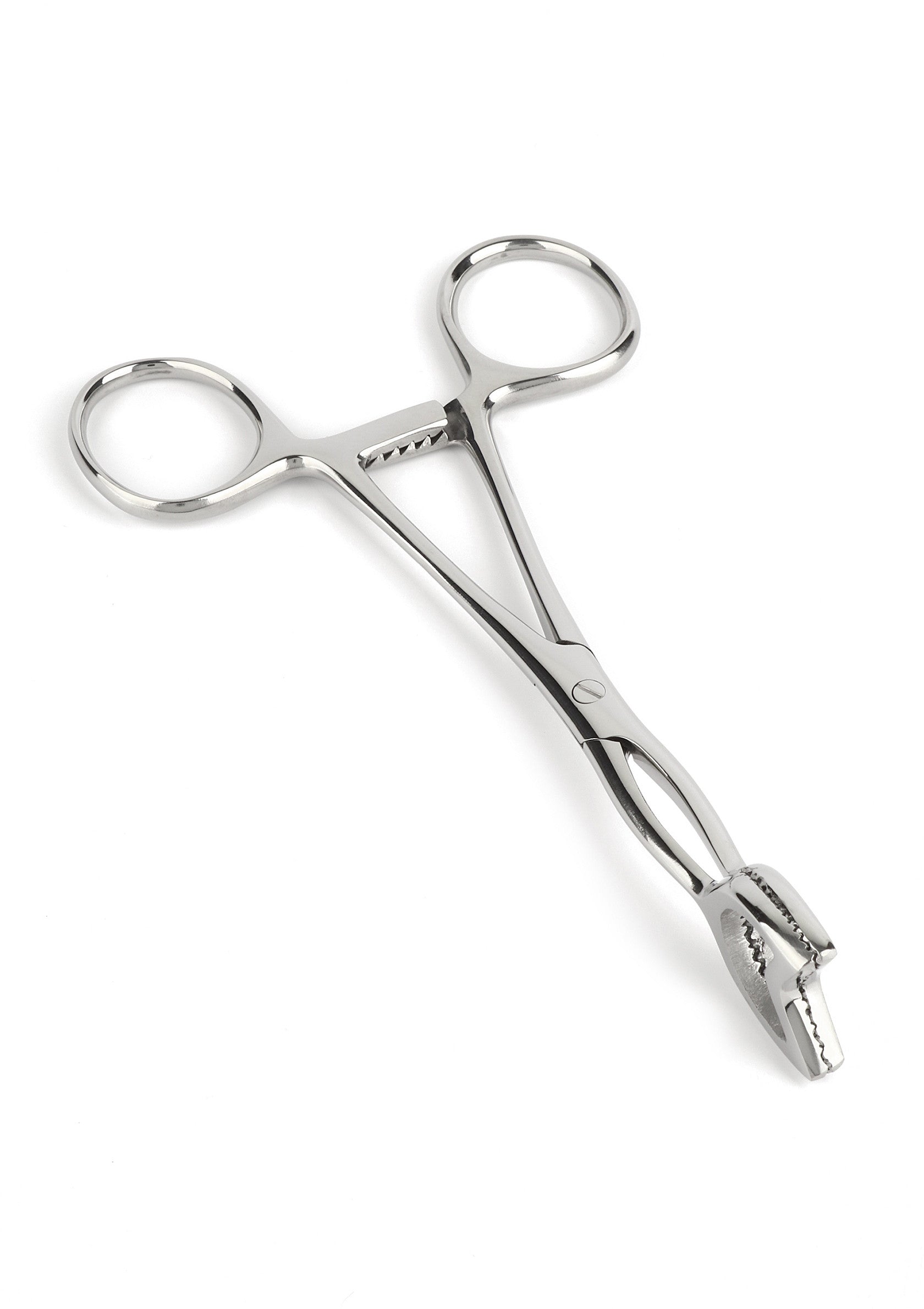 Mr. Steel Cube Tongs V Shape SILVER - 1