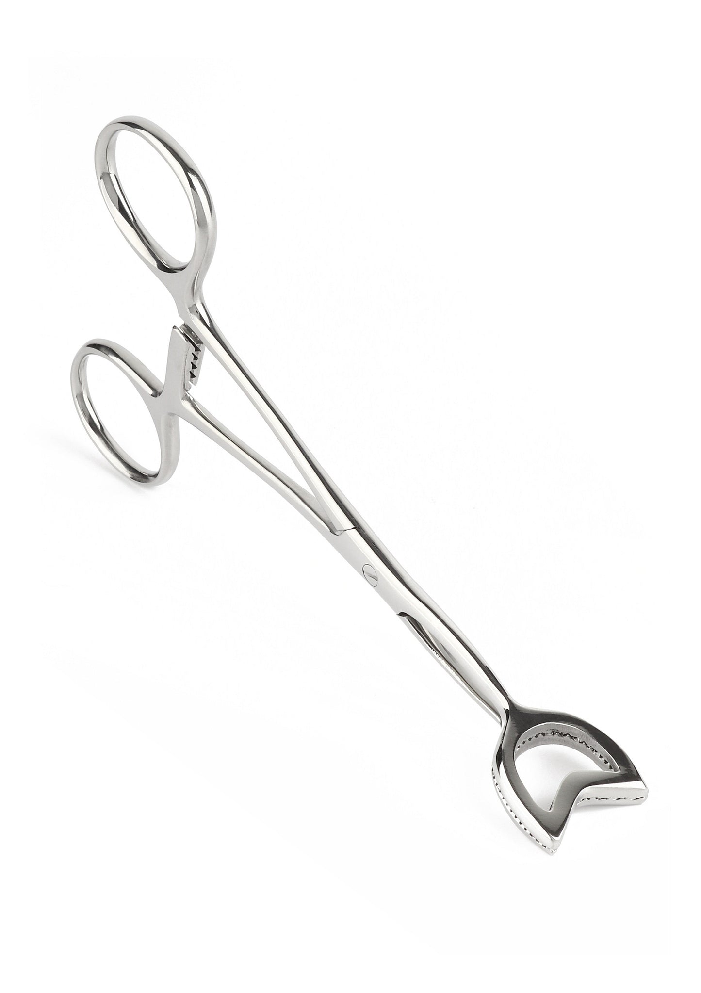 Mr. Steel Cube Tongs V Shape SILVER - 6